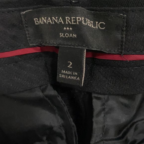 Banana Republic Sloan Pant - Black - Picture 5 of 6